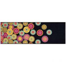 Wash+dry - Paillasson peppina 60x180 multicolore tissé motif floral