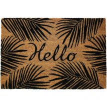 Paillasson rectangle coco imprimé Hello