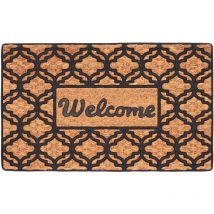 Paillasson en caoutchouc et coco Welcome