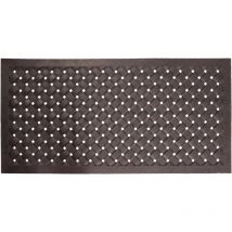 Paillasson en caoutchouc tressé 122 x 61 cm