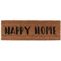 Pt Living - Paillasson Happy Home noir Present Time Naturel