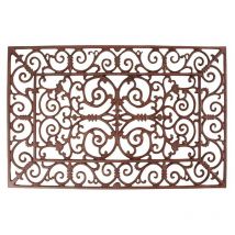 Gratte-pieds paillasson grille en fonte Rectangle