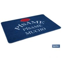 Paillasson imprimé numériquement 'tread on me' 40x60 cm