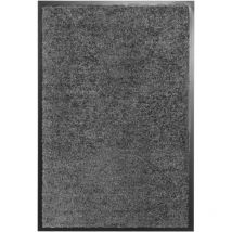 Décoshop26 - Paillasson lavable Tapis de salon Style Moderne - Tapis de sol Anthracite 40x60 cm BV646625 - BonneVie