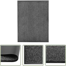 The Living Store Paillasson lavable Anthracite 90x120 cm - Tapis D'entrée - Paillasson Extérieur - Paillasson Intérieur - Matelas D'accueil - Tapis