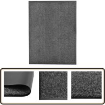 Paillasson lavable Anthracite 90x120 cm - Tapis D'entrée - Paillasson Extérieur - Paillasson Intérieur - Matelas D'accueil - Tapis Absorbant