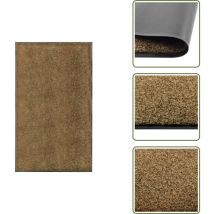 Paillasson lavable Marron 90x150 cm - Tapis D'entrée - Paillasson Extérieur - Paillasson Intérieur - Tapis Absorbent - Tapis Antidérapant