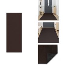 Paillasson marron 115x300 cm - Paillasson - Paillasson De Porte - Paillasson De Bienvenue - Paillasson De Porte Extérieur