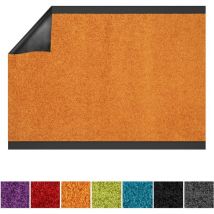 Floordirekt - Tapis de Porte Paillasson d'entrée Use&Wash Orange 200 x 200 cm