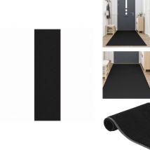 Paillasson noir 115x400 cm - Paillasson - Paillasson De Porte - Paillasson De Bienvenue - Paillasson De Porte Extérieur