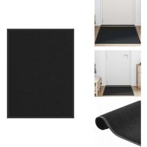 Paillasson Noir 80x120 cm - Paillasson - Paillasson De Porte - Paillasson De Bienvenue - Paillasson De Porte Extérieur