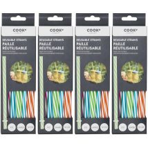 Paille réutilisable pour gobelets (Lot de 48)