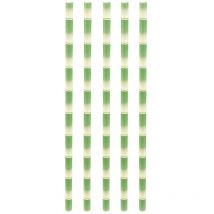 Pailles imprimées fantaisies en papier (Lot de 150)