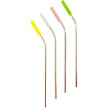 Pailles en acier inoxydable – Ensemble de 4 pailles – Type d'accessoire de bar et vin – KOALA