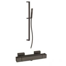 Paini France - Paini - Mezclador termostático de ducha con set de ducha Dax Square