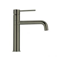 Paini France - paini Mitigeur cuisine mobile Cox Ring Bec haut grey acier douchette extractible