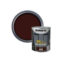 Ronseal - 38775 10 Year Weatherproof Wood Paint Chestnut Gloss 750ml RSL38775