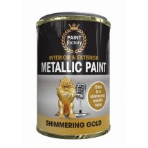 Paint Factory - 2885 Metallic Paint Shimmering Gold 300ml