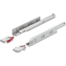 Notre Selection - Paire de coulisses Matrix Runner Push to Open longueur 450mm acier galvanisé + 2 attaches - 433.03.135