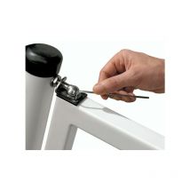 Coppia di cerniere chiudiporta automatiche Locinox per tubo da 40 mm - SWING-40-130