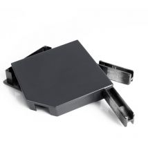 Avosdim - Par de carrilleras de pecho para contraventana seccionada a 45° - 137cm - ral Gris 7016