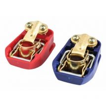 Paire de cosses de batterie a montage et degagement rapide