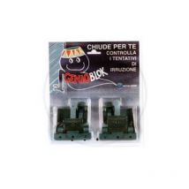Paire de crochets antivol pour volets Genioblock volets inox bloquA s
