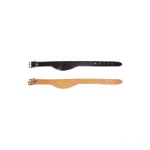 Taglia unica, Cognac Marron clair Naturel: Paire de fermetures de garde-boue western en cuir
