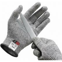 Paire de Gants Anti coupures - Tout Simplement la Meilleure Protection Qui Existe Contre Les coupures du Quotidien (Cuisine, Jardinage, Bricolage)
