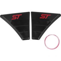 Jeffergarden Paire de garnitures de couvercle de ventilation latérale de garde-boue, accessoire de Modification de Style st rs pour Ford Focus mk 2