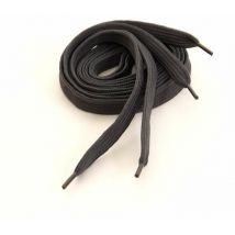 Paire de lacet plat noir longueur 100cm chaussure basket travail remplacement réparation universel