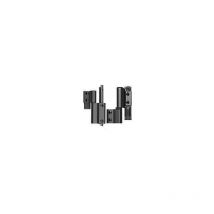 Fapim - Paire de paumelle symétrique Galicube oscillo-battant ral 9005 Noir - 1404AI37