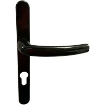 Poignées Alu De Porte Etroite 24mm / Porte fenêtre Noir