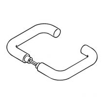 Hewi - Paire de poignées de porte 111.23PBR Plastique 99 sans rosace vk 8mm