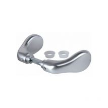 Locinox - Paire de poignées en aluminium pour carré de 8mm, longu. 90mm
