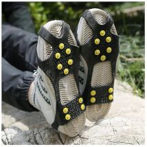 paire de pointes antidérapantes pour chaussures d'escalade sur glace et neige