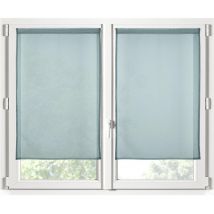 Paire de Rideaux Voile brise bise 60 x 160 cm eucalyptus