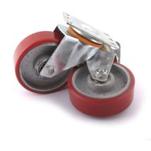 Clas - Paire de roues pivotantes ø100x31mm pour supports moteurs om 0701 - sa 0728 Equipements