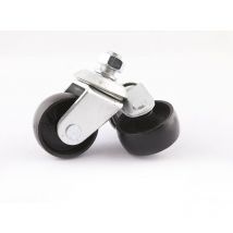 Paire de roues pivotantes ø60x25mm pour cric rouleur oh 5307 - sa 5372 Clas Equipements