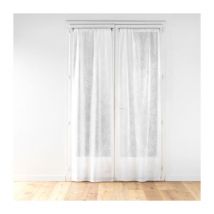 Paire de Voilages Passe-Tringle 'Karla' 70x240cm Blanc