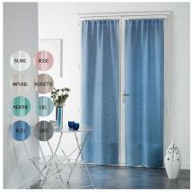 Paire droite - Voile - Passe-tringle - 70 x 240 - Haltona, effet lin tissé