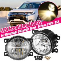 1 Paire Phare led Antibrouillard Avant Pour Mitsubishi Outlander Sport/Eclipse/RVR/ASX Jmax