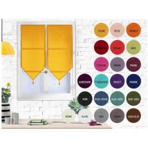 Paire pointe pompon - Voile - 60 x 90 - Unie