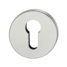 Paire rosace porte 12 1735 Alu.0105 -7mm bb rd. FSB