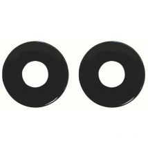 Paar Rosetten Krücke R92 Schwarz 16 Normbau 0247270SCHWARZ