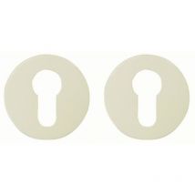 Paire rosace serrure S80 Normbau 247060