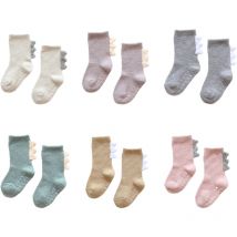 Yzmrbdqc - paires de chaussettes antidérapantes pour bébé, chaussettes hautes antidérapantes pour tout-petits, pantoufles d'équipage, chaussettes