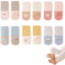 Yzmrbdqc - paires de chaussettes antidérapantes pour bébé, chaussettes pour tout-petits avec poignées, chaussettes à semelles antidérapantes pour