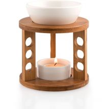 Pajoma - 13813.0 - Lampada brucia-essenze in bambù e Ceramica