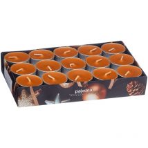 90 candele profumate, 3 x 30 pezzi, diverse fragranze a scelta (vaniglia e cannella) - Pajoma